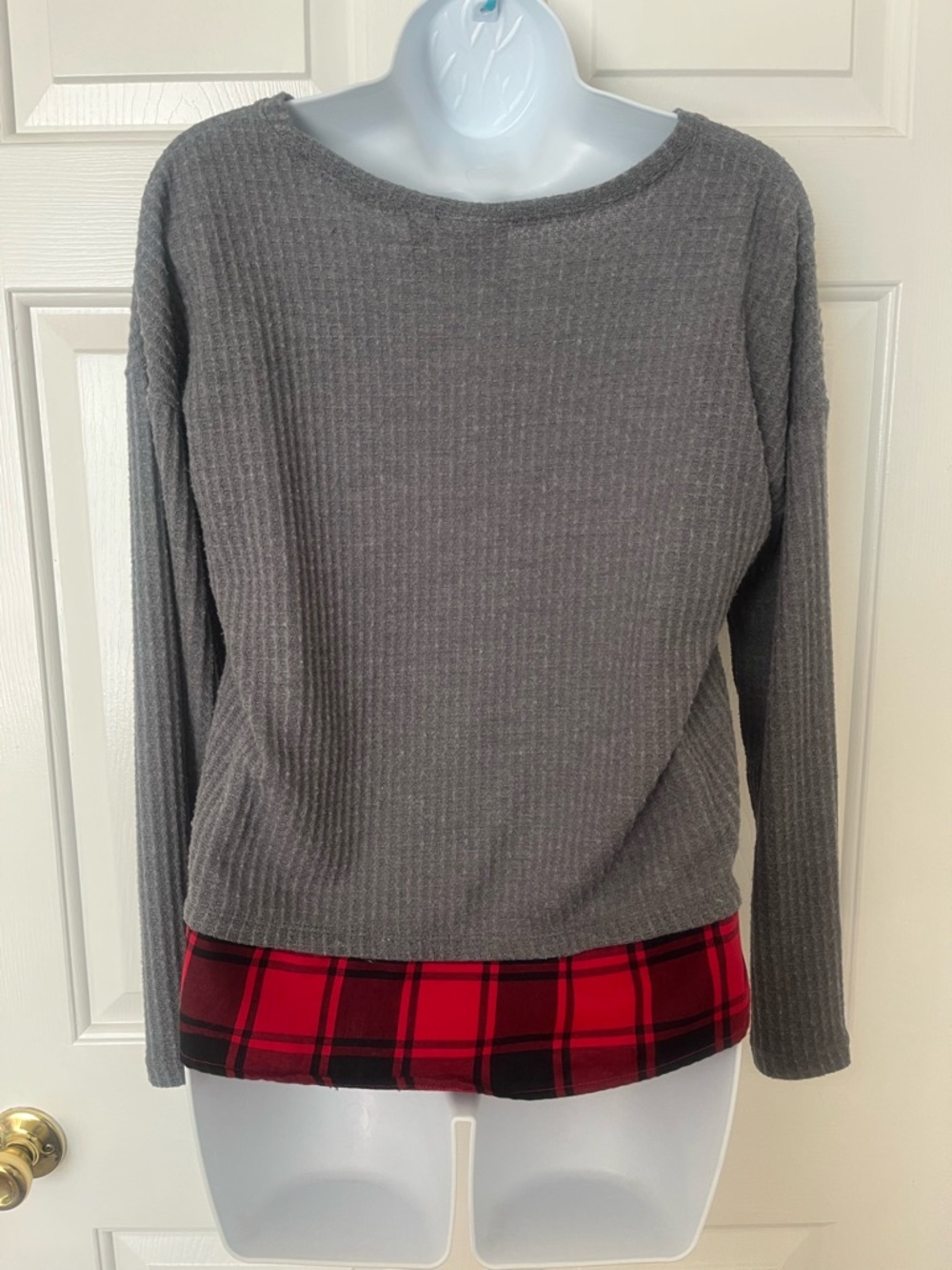 Place Grey Ribbed Knit Pullover - Picture 2 of 3